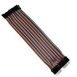 Cable dupont 30cm macho a  hembra | AR-DUPMH30