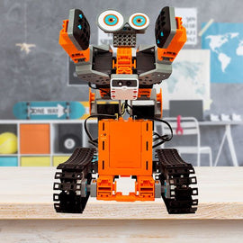 Kit Robot Interactivo Tipo Tanque con 190 Piezas y Control Bluetooth para aprender robótica | AR-TANKBOT